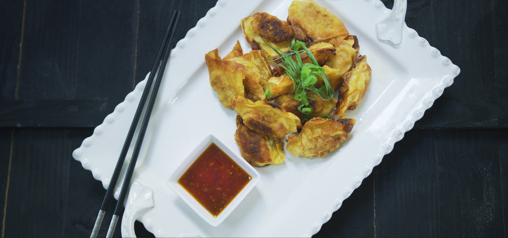 Fried Shrimp Wontons in Chili Sauce – Chumamichilioil